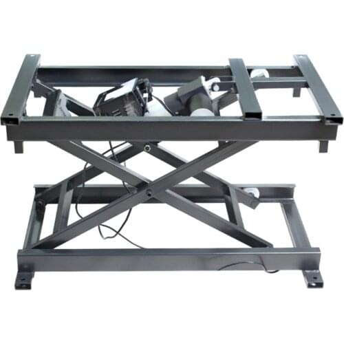 Free shipping Smart custom home accessories Wired wireless electric lift coffee table dining table hardware folding iron frame