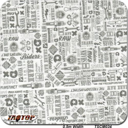 ITAATOP hydrographic film iTAATOP TSCM034 digital Pattern 0.5m*2m pva Carton pattern water transfer printing films