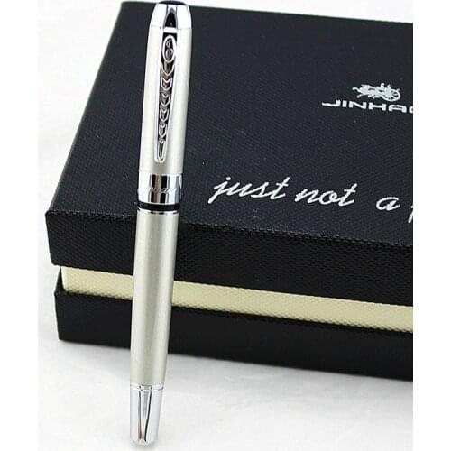 JINHAO 250 brand Colors metal Fountain Pen Office stationery luxury F nib Writing ink Pens for Christmas gift