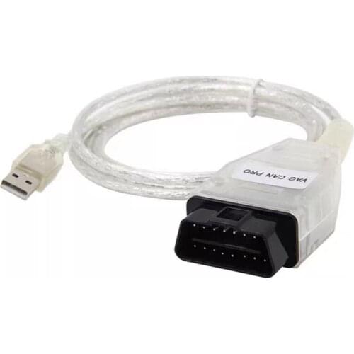 VAG CAN PRO VCP With Dongle FTDI ATMEGA162 5.5.1 OBD OBD2 Auto Car Diagnostic Scanner Cable for CAN BUS+UDS+K-line