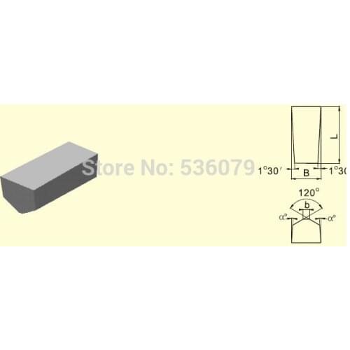 10pcs JCQ3 carbide inserts, YT15 material, one box contains 10pcs, use for cut-off tools