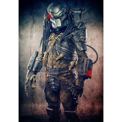 5D Full Square Diamond paintings by Numbers Movie Predator Diamond Embroidery Mosaic Cross Stitch Rhinestone Pictures Home Decor