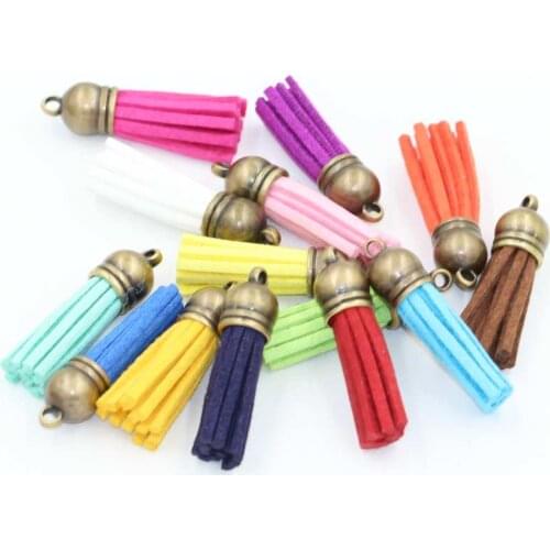 3.5cm length (15pcs/lot) Tassel For Necklace Bracelets accessories Jewelry Charms