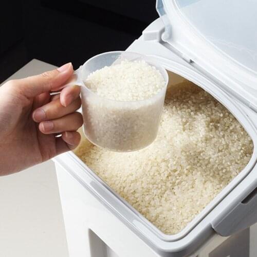 Y8AB 10kg Rice Storage Box with Seal Locking Lid Food Sealed Grain Container