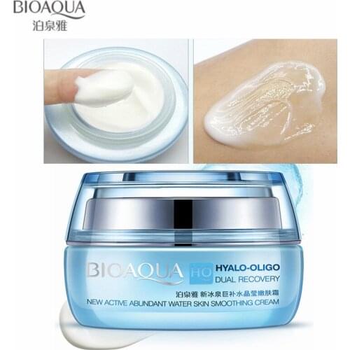 BIOAQUA New Active Abundant Water Skin Smoothing Face Cream Improve Dry Skin Moisturizing Anti Wrinkle Whitening Face Skin Care