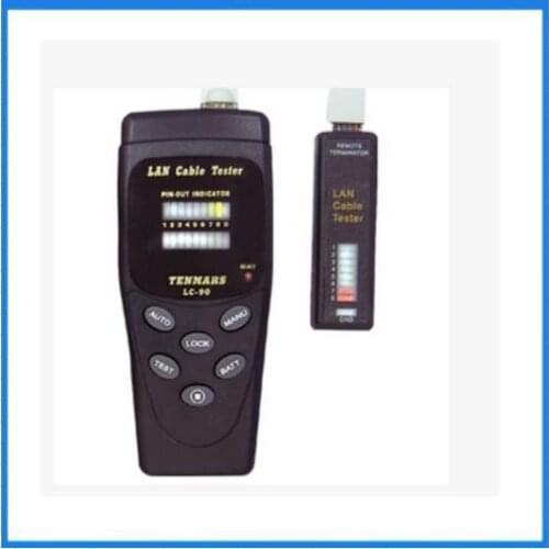 LC-90 Lan Cable Tester Or Network Cable Meter With Automatic Scan Manually Network Cable Tester Conduction