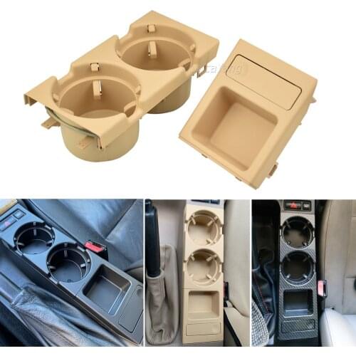 51168217957 Water Cup Holder Beverage Bottle Holder Coin Tray For BMW E46 3 Series 323i Car Center Console 1999-2006