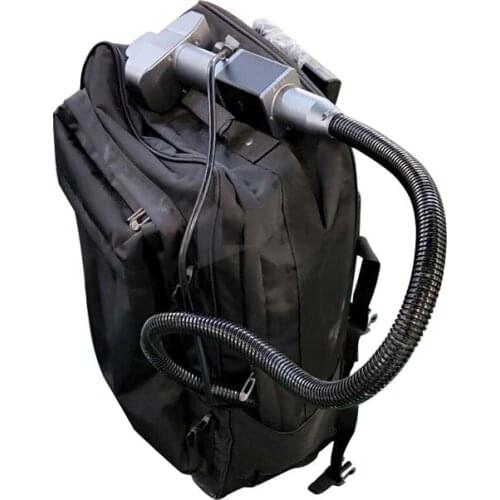 Backpack portable 50w fiber laser cleaning machine hand held JPT laser