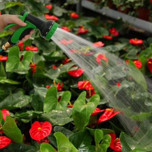 Durable Ajustable Hose nozzles 9 Pattern Garden Water Gun hose sprayer Sprinkle Car Wash Cleaning Watering Lawn and Garden