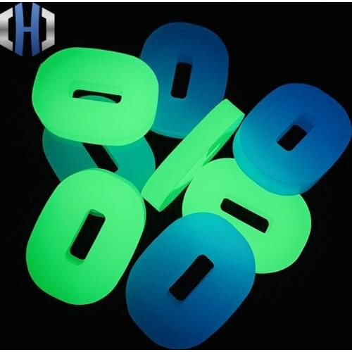 The Shank Spacer Knife Handle Hand Washer Gasket Gasket Material Handle DIY Luminous Knife Handle Fluorescent Fluorescent Plate