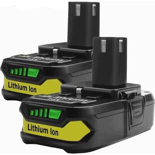 18V 2000mAh 3000mAh P107 Battery Replacement for Ryobi P104 P105 P102 P103 P107 BPL1820 Cordless Li-ion Rechargeable Battery