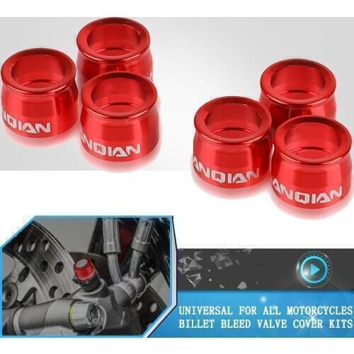 For DUCATI SPORT TOURING ST2 ST3 ST4 ST4S 2001-2005 2004 Aluminum Motorcycles Accessories Universal Billet Bleed Valve Cover Kit