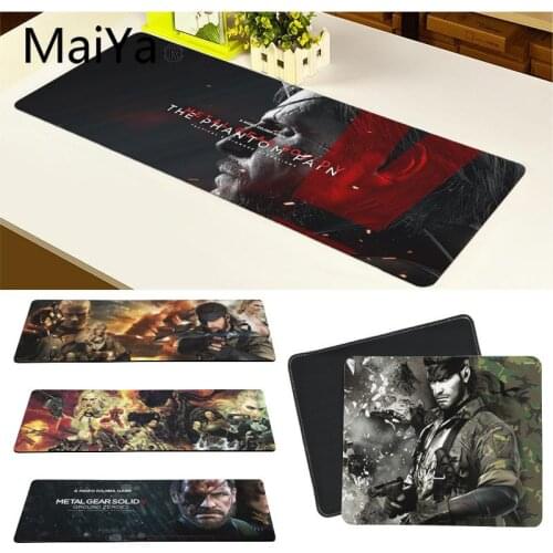Maiya Top Quality Metal Gear Solid Laptop Gaming Mice Mousepad Free Shipping Large Mouse Pad Keyboards Mat