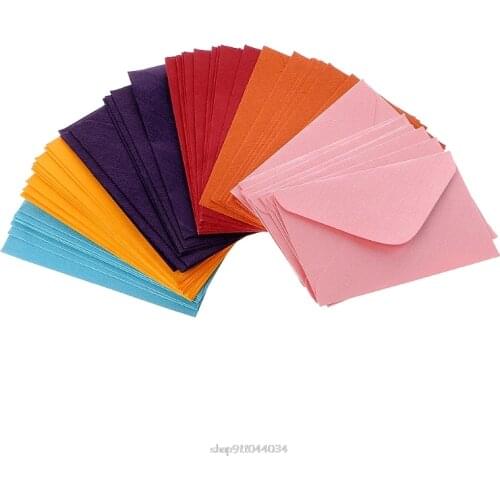 50Pcs Retro Blank Mini Paper Envelopes Wedding Party Invitation Greeting Cards Gift Ja19 21 Dropship