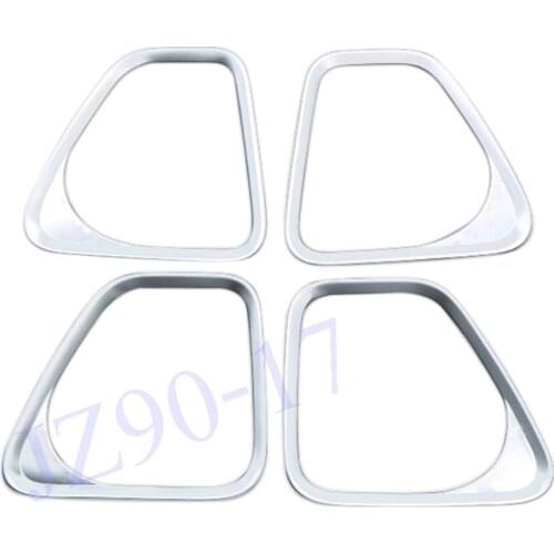 ABS Chrome Inner Car Door Louder Speaker Frame Cover Trim Fit For Mitsubishi Outlander 2015 2016 2017 2018 2019 Car Accessories