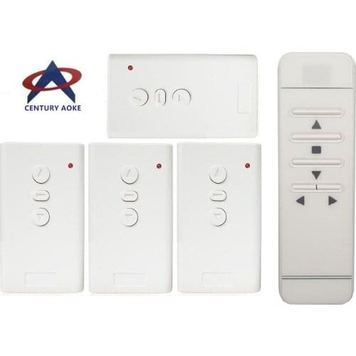 AC220V Work independently RF wireless remote control switch Electric Projector Screens Electric Curtains/Tower garage door