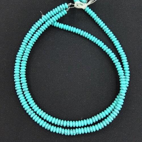 Wholesale Fashion natural abacus stone beads charms calaite stone beads for diy jewelry making bracelets 3x6mm 180pcs/lot