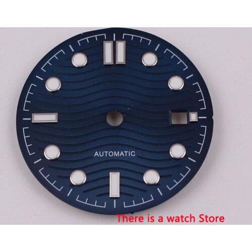 31mm Adjust ETA 2824 2836 MIYOTA series 82 movement black/gray/blue/silver white sterial Watch dial
