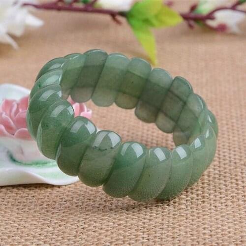 Natural Dongling Jade Fashion Hand Row, Men and Women Fashion Top Jewelry, Jade Health Care Bracelet Jewelry