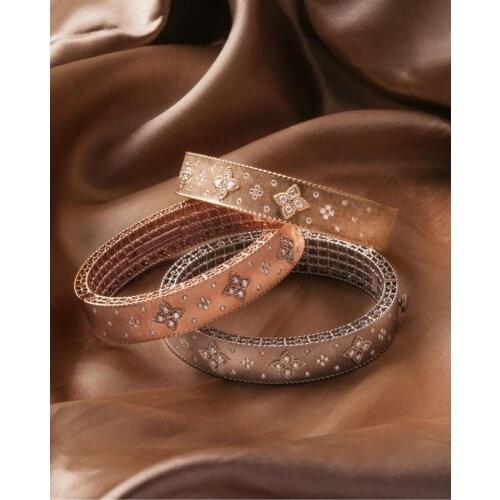 Janekelly luxury Unique African Bangle Ring Set Jewelry Sets For Women Wedding Cubic Zircon Crystal CZ Dubai Bridal Jewelry Set