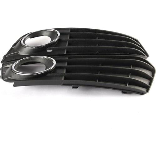 New Black Left and Right Fog Light Lamp Cover Grille For Au-di A4 Avant 09-12 8K0807681A 8K0 807 682 A 01C