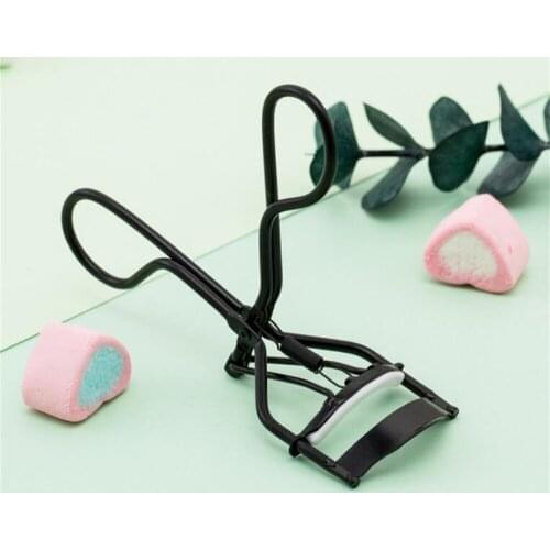 New 100pcs/lot Black Eyelash Curler Non-slip Eyelashes Curling Tools Eye lash Curlers Makeup Tool for Women and Girls