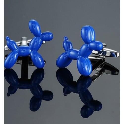 High quality Cufflinks new fashion jewelry fashion shirt blue Cufflinks mens business suit button pin gift