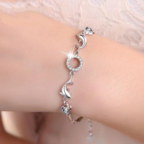 TB8 stone new Europe and America Classic Bracelet 926 silver jewelry Bangles silver bracelet for girl gift women