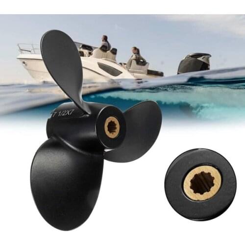 7 1/2 X 7 Ship Engine Propeller 3-Blade Rotary Paddle 58110-91Jn0-019 For Suzuki Outboard Engine 4-6Hp