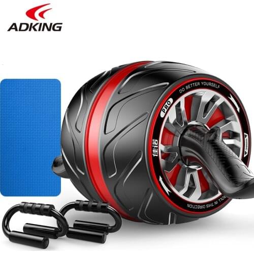 ADKING Abnomial wheel 1.6kg with mat Ab Rolle No Noise Exercise Gym Fitness Equipment Shape Training For Arm Waist