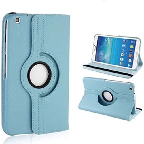 Stand PU Leather Cover Case For Samsung Galaxy Tab 3 8.0 inch T311 T310 T315 Tablet SM-T310 SM-T311 SM-T315 360 Rotating Capa