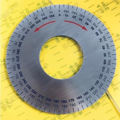 Diameter:150mm Inner d:60mm thickness:2mm Clockwise and Counterclockwise Disc Scaling Disk Machine Tool Scaling Disk