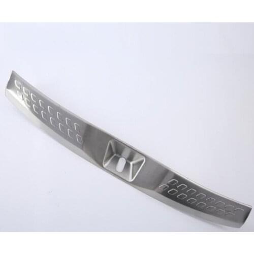 For TOYOTA C-HR 2017 Stainless Steel 1PC Car Trunk Inner Rear Tail Box Bumper Pedal Plate Panel Cover Trims Moldings Car Styling