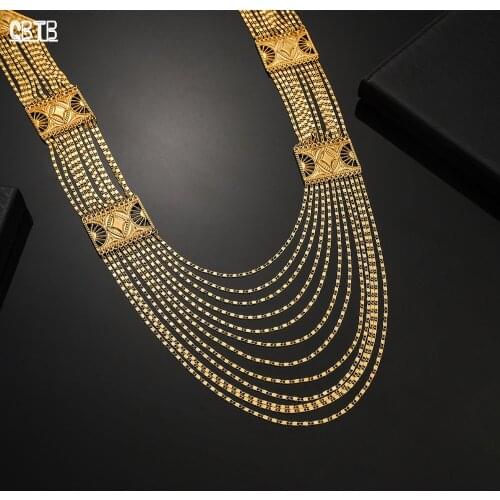Ethiopias Top Luxury Jewelry Muslim Islam Turkey Middle Eastern Womens Gold Necklace Arabian Persian Wedding Gift Accessories