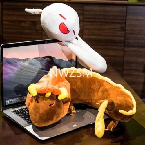 Game Genshin Impact Pillow U-shaped pillow ZHONGLI Dragon Ghost Cosplay Plush Kawaii Game Cartoon Accessories