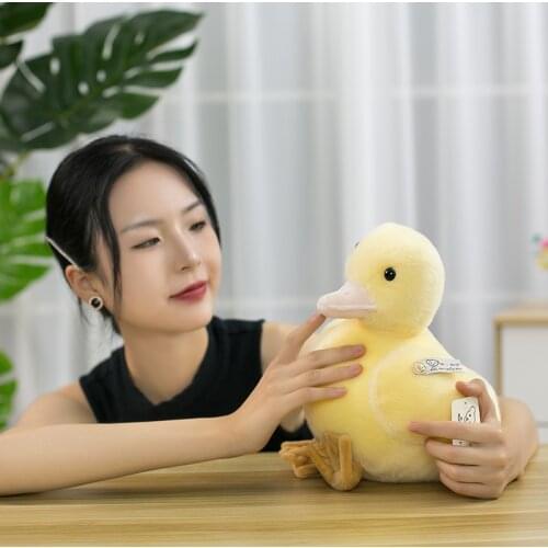 12/22/28cm Duck Doll Duck Plush Toys High-quality puzzle gifts for children to accompany children to play with simulation duck