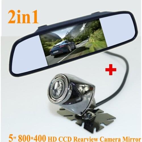 GOOD QUALITY CCD HD rear view camera night vision waterproof With 4.3 inch Car Rearview Mirror Monitor For All kinds of cars