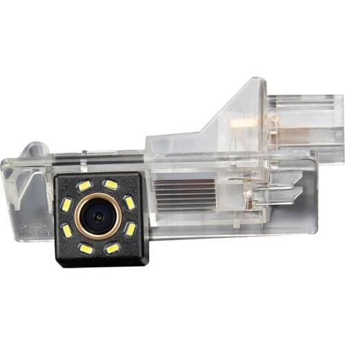 Misayaee Car Rear View Reverse Parking Camera Golden 8 LED for Renault Symbol 2 /Renault Thalia 2008~2013 Night Vision Waterproo