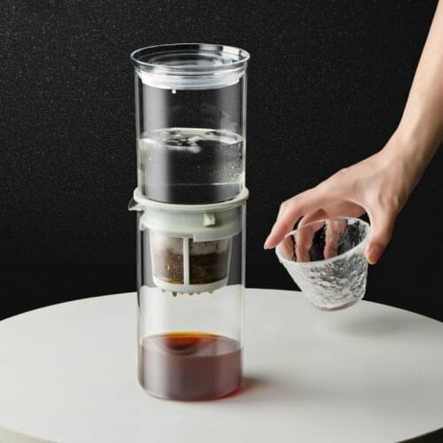 HARIO 600ml Cold Brew Drip Coffee Maker Glass Reusable Ice Cold Brew Coffee Machine Household Small Ice Drip Coffee
