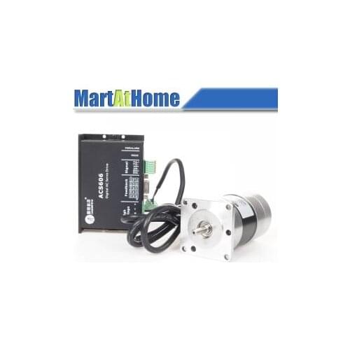 Leadshine CNC Brushless Servo Kit - Servo Motor Driver ACS606 & 90W 36V DC Brushless Servo Motor BLM57090 #SM411 @SD