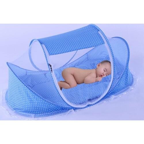 2016 Hot Sale Cute Baby Mosquito Net Portable Type Comfortable Babies Pad Sealed Mosquito Net Lowest Price Collapsible WZ001