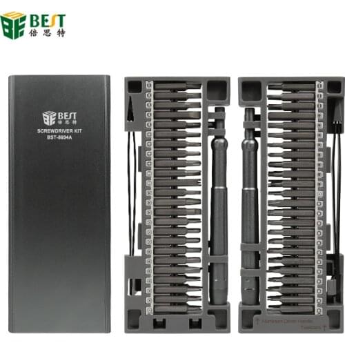 BST-8934A 50 in 1precision screwdriver set magnetic screwdriver set for Mobile Phone Tablet PC Repair Tools