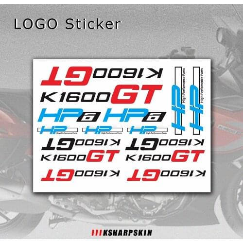New Motorcycle Stickers Body Reflective Waterproof Fuel Tank Sign Decals Accessories Logo Kit For BMW K1600GT HP6 k 1600 gt hp 6