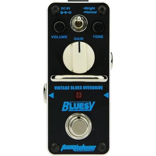 AROMA ABY-3 Guitar Effect Pedal Bluesy Vintage Blues Overdrive Mini Single Electric Guitar Effect Pedal with True Bypass