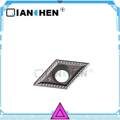 QianChen,10pcs/lot DCMT11T304 08 -MT TC001,Generally used in ceramics,Turning Insert,Wear resistant CNC blade,Slotting knife