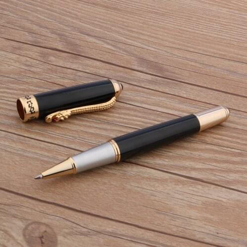 Luxury JinHao 1000 BallPoint Pens Metal Dragon Black Golden Rollerball Pens Stationery Office Supplies Ink pens