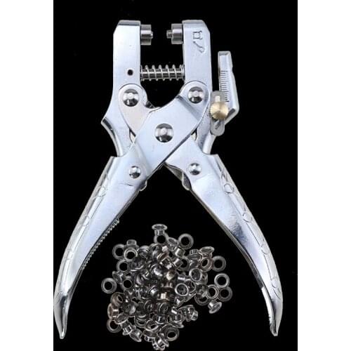 Hand Pressure Pliers A007 165MM Chrome Plated Hole Pliers Punching Pliers Ordinary Carbon Steel A3 Rivet Punching Pliers