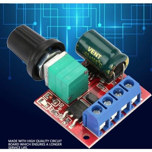 PWM Motor Speed Controller DC 5V-28V Voltage Regulator LED Dimmer DC Motor Speed Regulator Governor