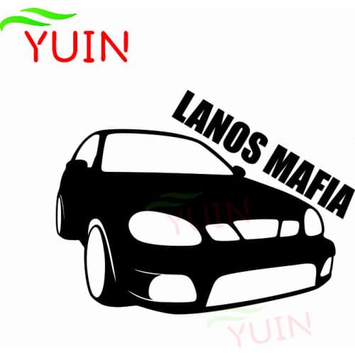 Funny Car Sticker Lanos Mafia Waterproof Cars Wrap for Auto Products Decals Automobile Letter Styling PVC Sunscreen Decal