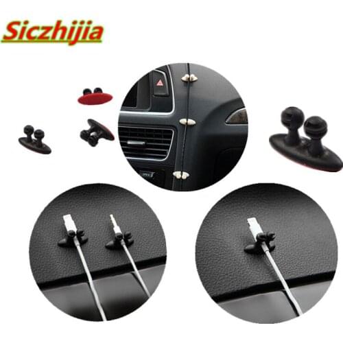 8 multi-function car charger cable buckle headset clip USB car interior fasteners for Geely Vision SC7 MK CK Cross Gleagle SC7